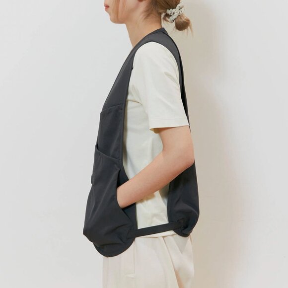 UNIQLO U Lemaire Utility Vest size Large unisex like new beige - Picture 12 of 12